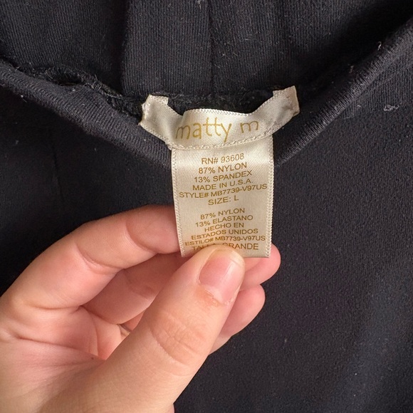 Matty M Jet Black Leggings - Picture 3 of 4